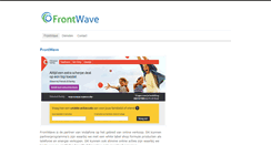 Desktop Screenshot of frontwave.nl