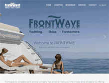 Tablet Screenshot of frontwave.com